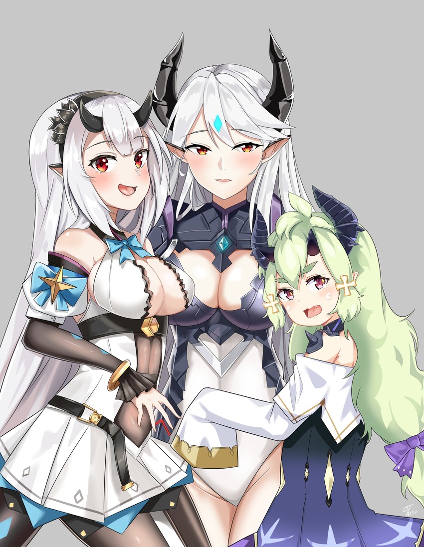 luna, yufine, and alencia (epic seven) drawn by twomoon