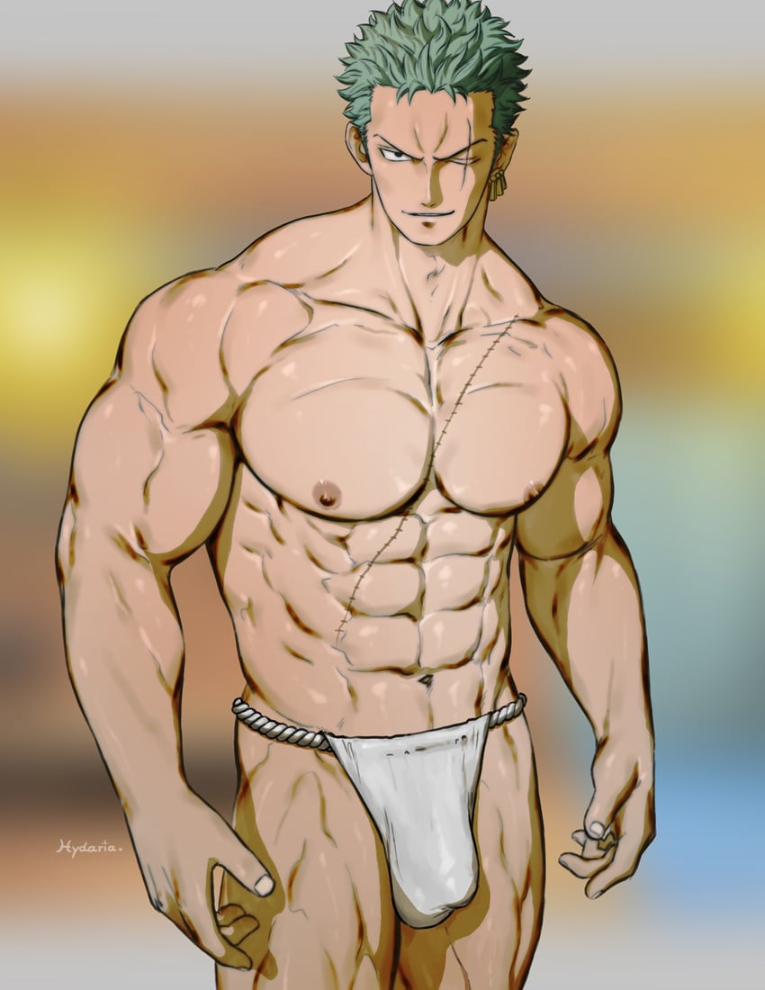 roronoa zoro (one piece) drawn by hydaria