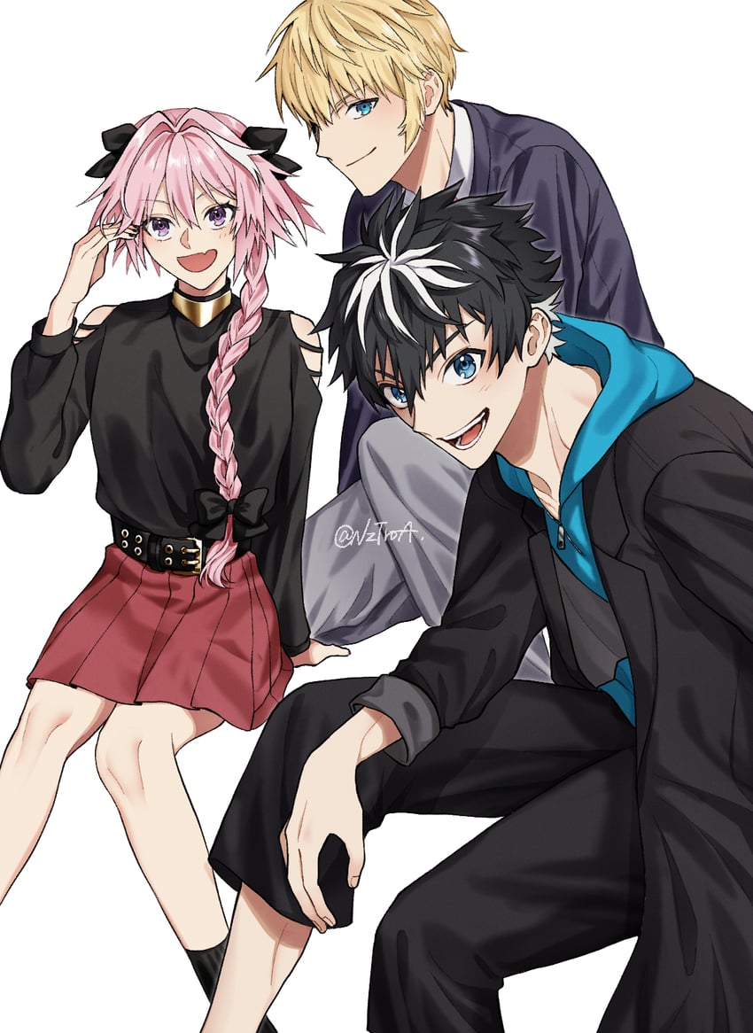 astolfo, charlemagne, and roland (fate and 1 more) drawn by nazutaro