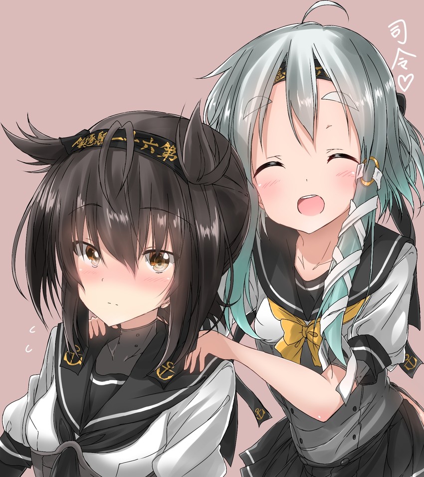 hatsuzuki (original and 1 more) drawn by pentagon_(railgun_ky1206)