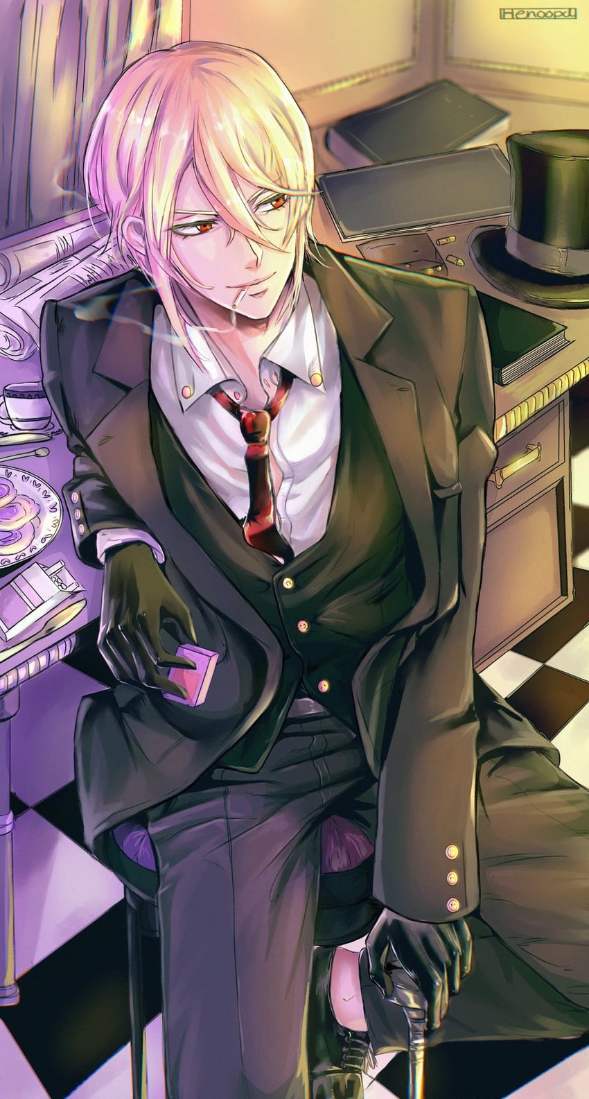 louis james moriarty (yuukoku no moriarty) drawn by henoopd
