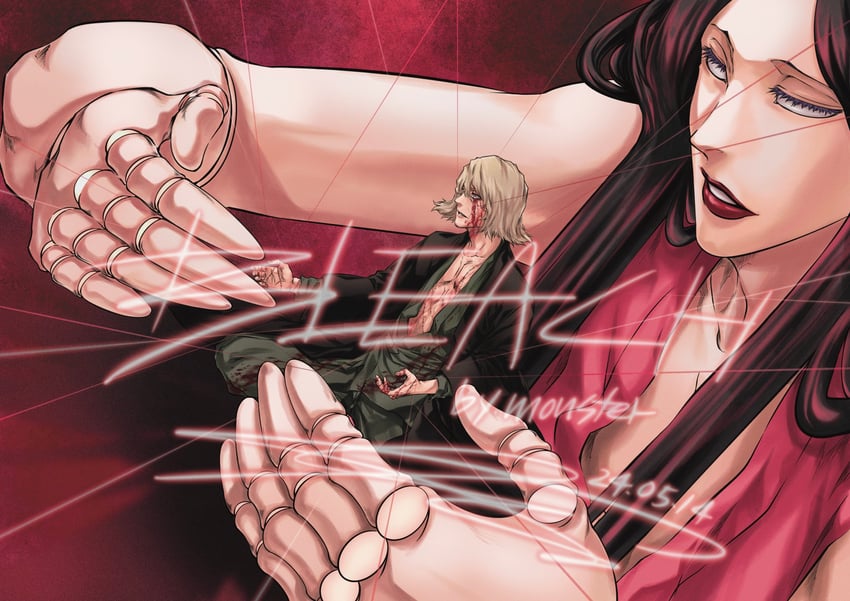 urahara kisuke (bleach and 1 more) drawn by monster_art_(rlawnsgr7)