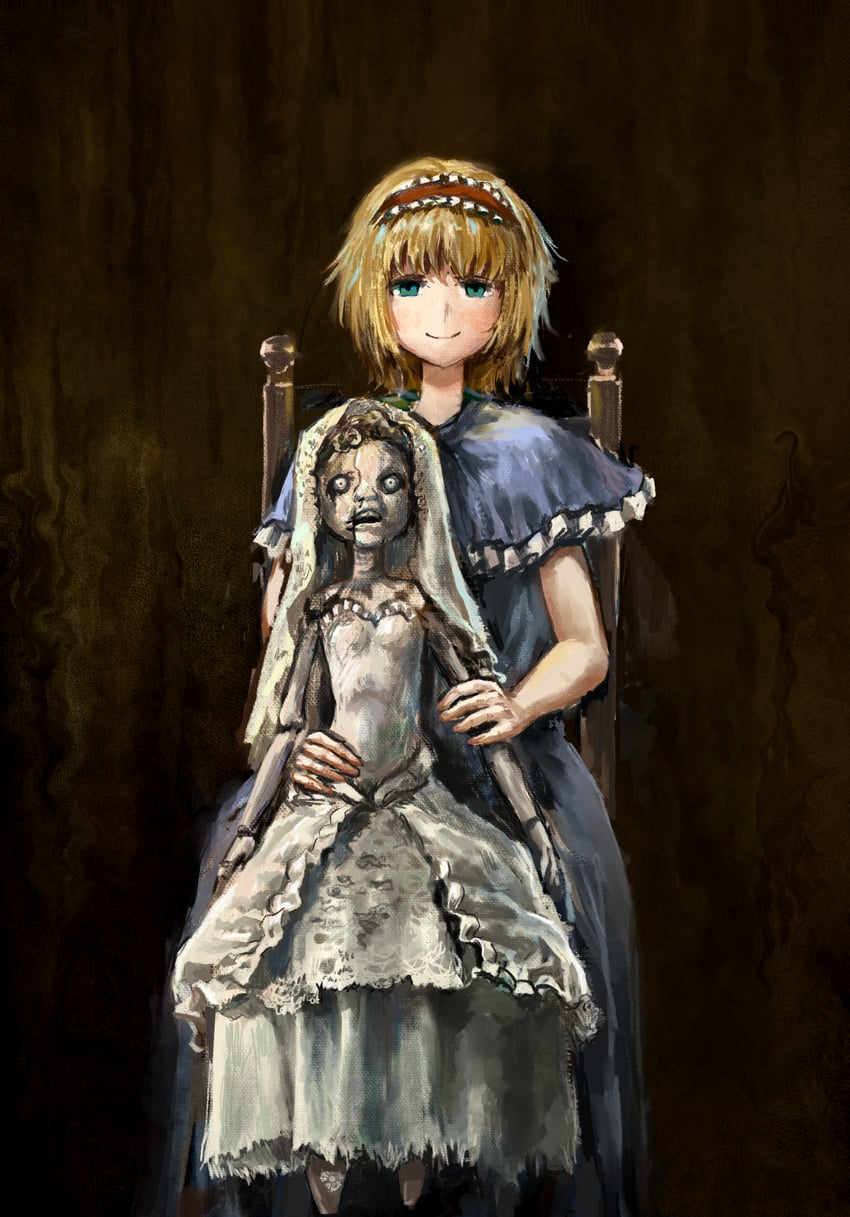 alice margatroid and angie (touhou and 2 more) drawn by zhuxie1264852