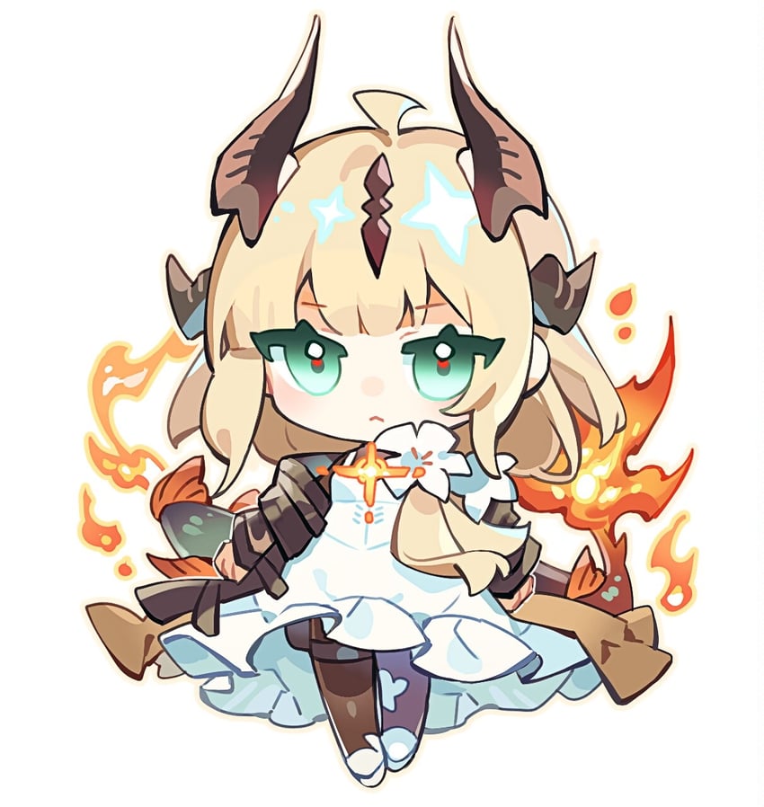 reed and reed the flame shadow (arknights) drawn by fanniko