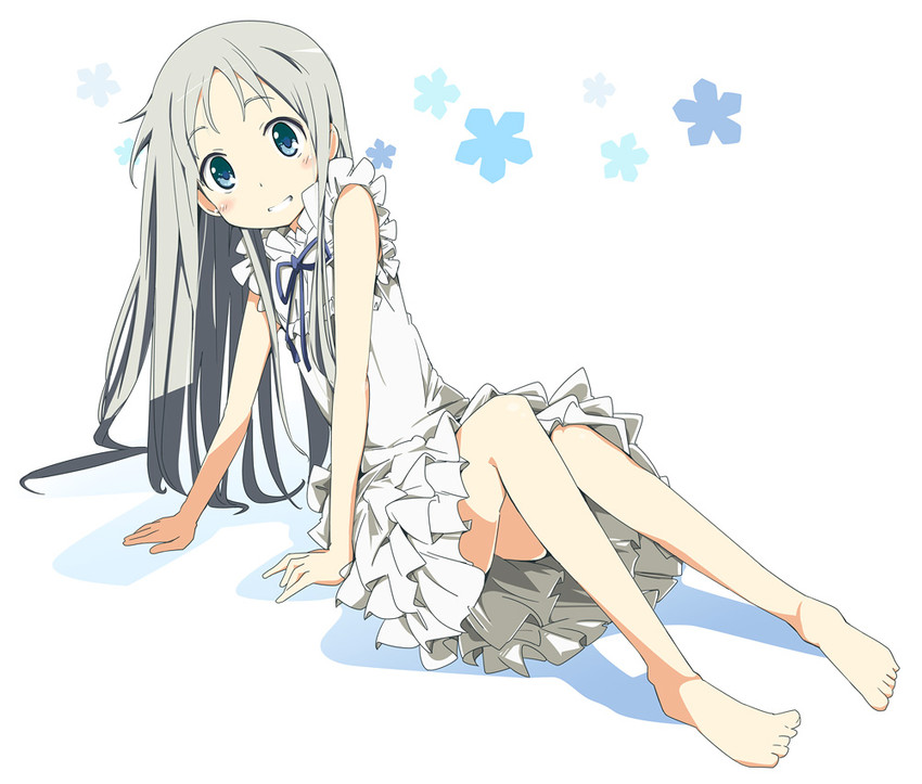 honma meiko (ano hi mita hana no namae wo bokutachi wa mada shiranai.) drawn by ixy