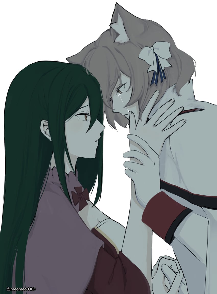 felix argyle and crusch karsten (re:zero kara hajimeru isekai seikatsu) drawn by meomeo0303