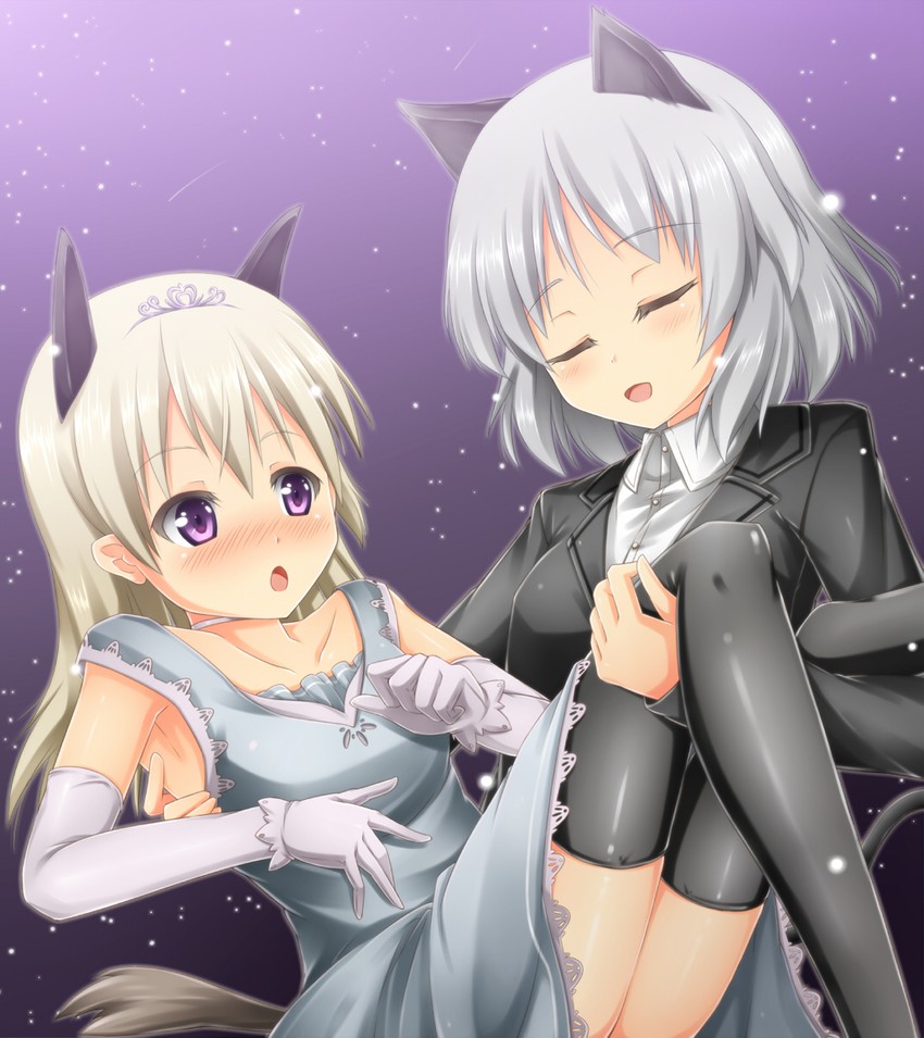 sanya v. litvyak and eila ilmatar juutilainen (world witches series and 1 more) drawn by kuragari