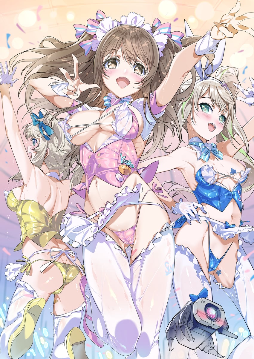 dinergate, k2, vepley, sharkry, and yoohee (girls' frontline and 1 more) drawn by niko_(tama)
