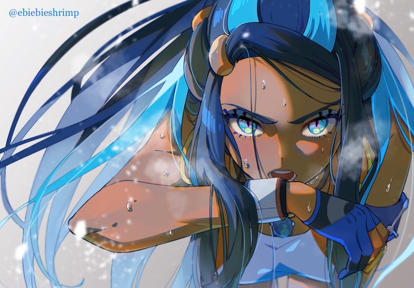 nessa (pokemon and 1 more) drawn by shuri_(84k)