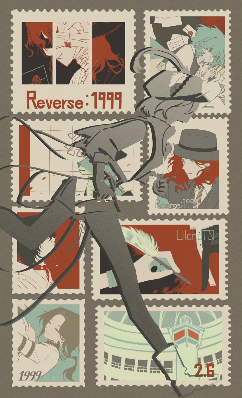 recoleta, aleph, merlin, the idealist, hunting, and 2 more (reverse:1999) drawn by oji-sama_(ochi4t)
