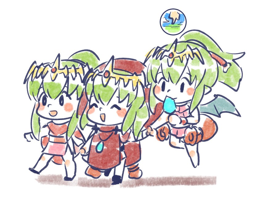 tiki (fire emblem and 2 more) drawn by fishupie