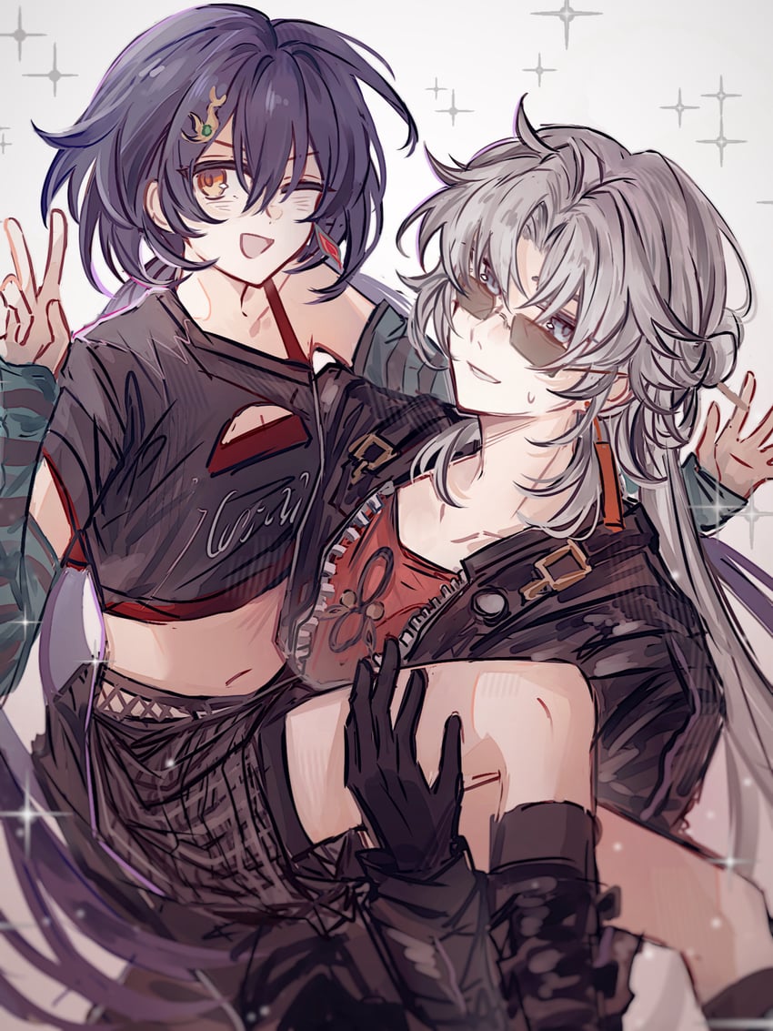blade, yunli, and yingxing (honkai and 1 more) drawn by xinren068