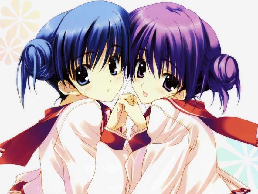 himeyuri sango and himeyuri ruri (to heart and 1 more) drawn by nakamura_takeshi