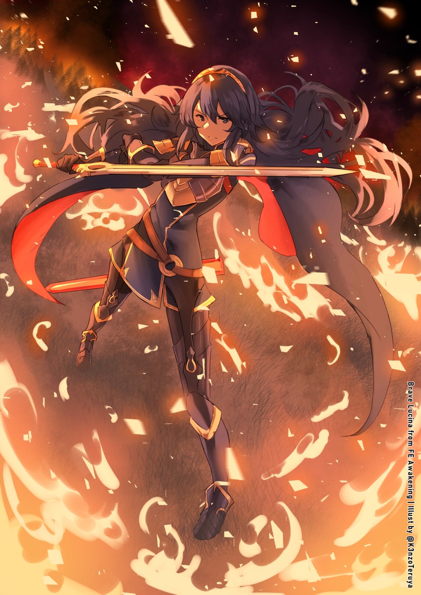 lucina (fire emblem and 1 more) drawn by k3nzoteruta