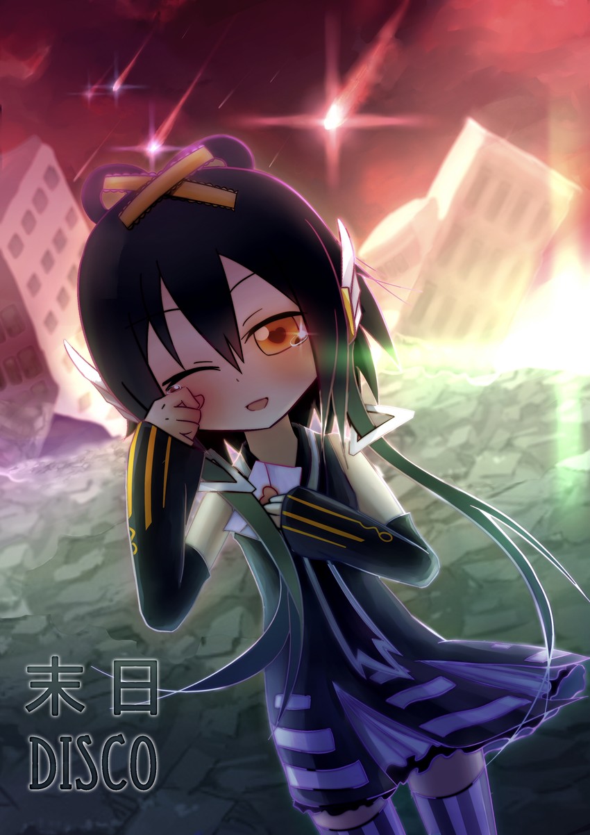 luo tianyi (vocaloid and 2 more) drawn by niku_roushi_zhuyi