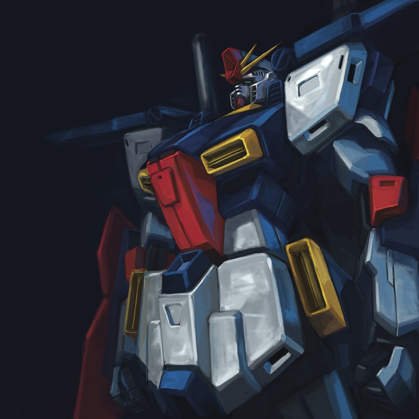 zz gundam (gundam and 1 more) drawn by konta