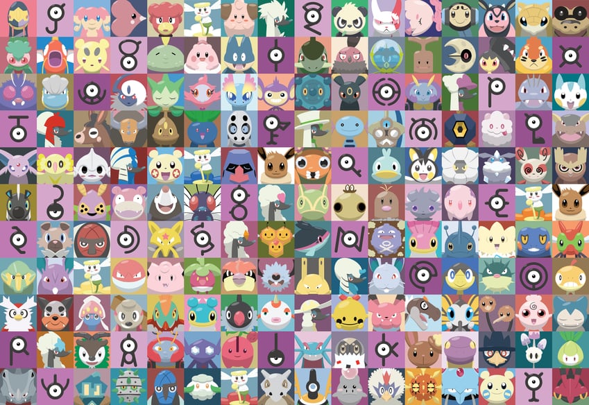 eevee, umbreon, espeon, absol, mawile, and 156 more (pokemon) drawn by shawn_flowers