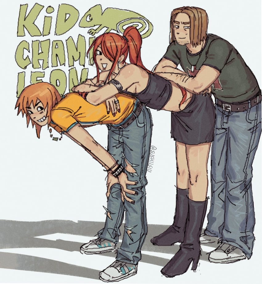 scott pilgrim, stephen stills, and envy adams (scott pilgrim) drawn by sushiisiu