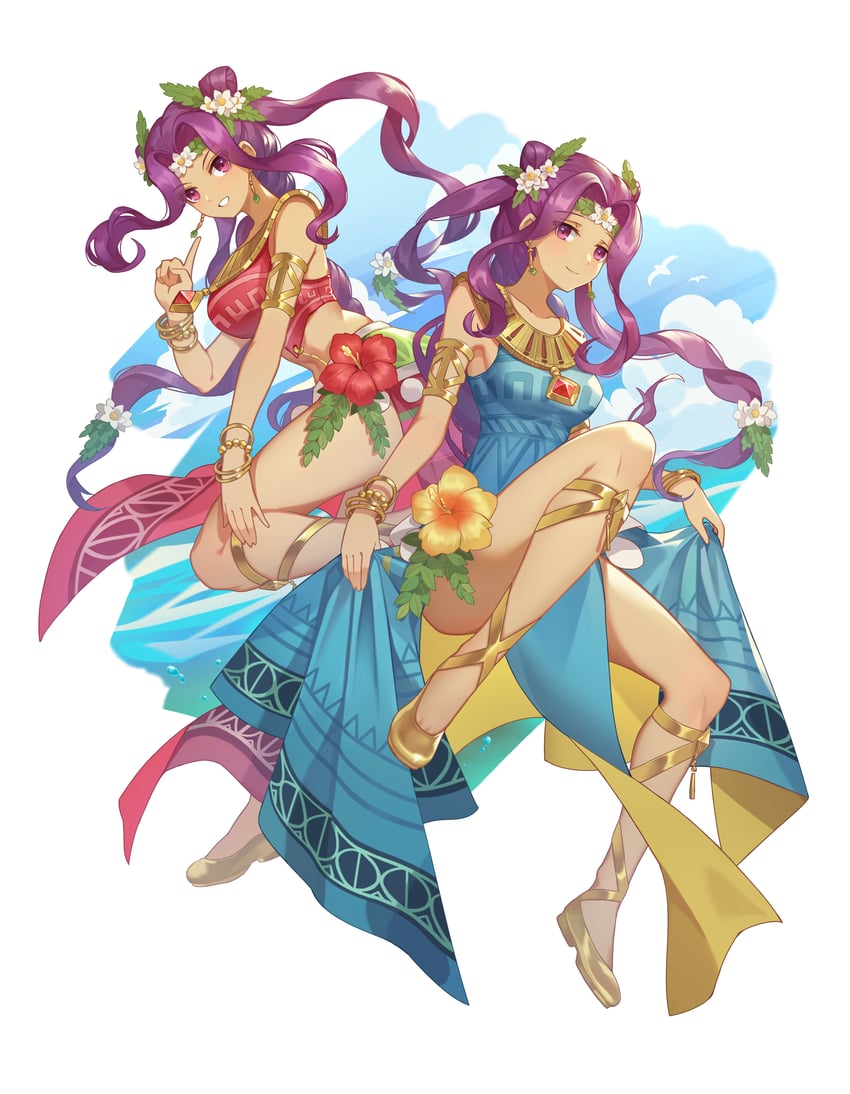siluka and iluka (bokujou monogatari and 1 more) drawn by 891148867