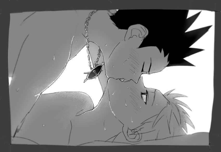 killua zoldyck and gon freecss (hunter x hunter) drawn by saichuu_(datttebayoo)