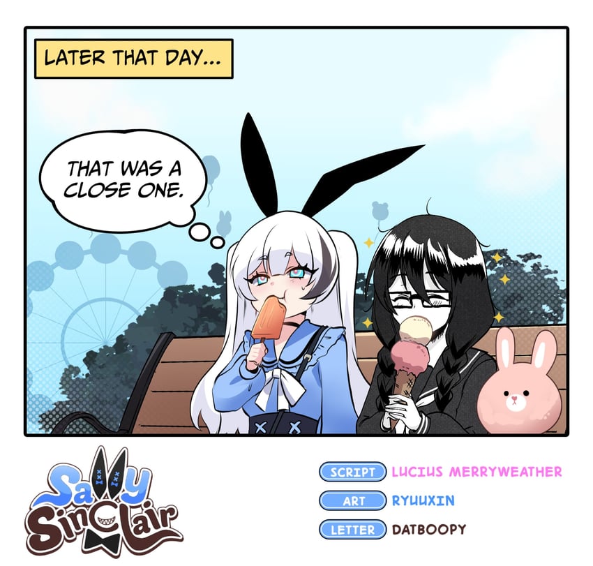 sally sinclair and yoshida saki (emergence) drawn by merryweather and ryuuxin