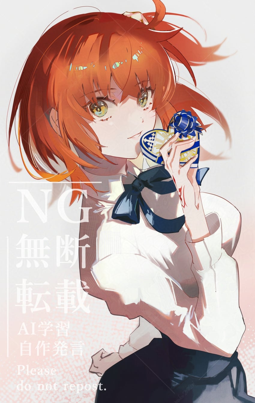 fujimaru ritsuka (fate and 1 more) drawn by hanako_(onikutabetaiyo)