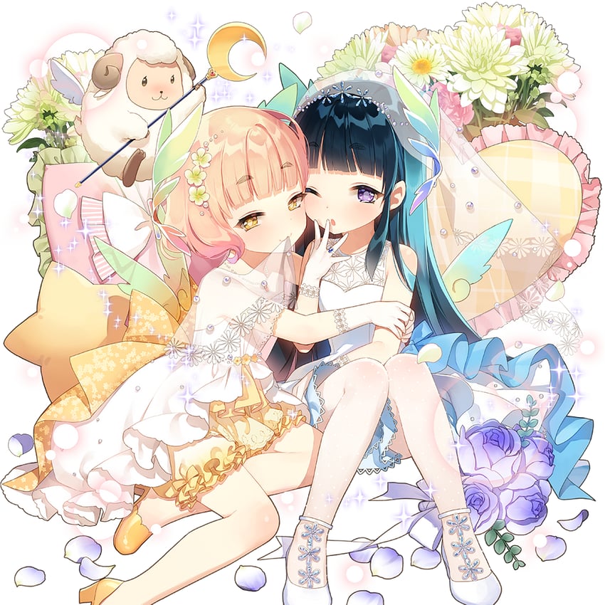 kanna and anna (uchi no hime-sama ga ichiban kawaii) drawn by salt_(salty)