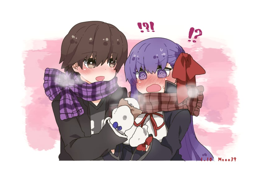 bb and kishinami hakuno (fate and 2 more) drawn by osakana_(rrg0123)