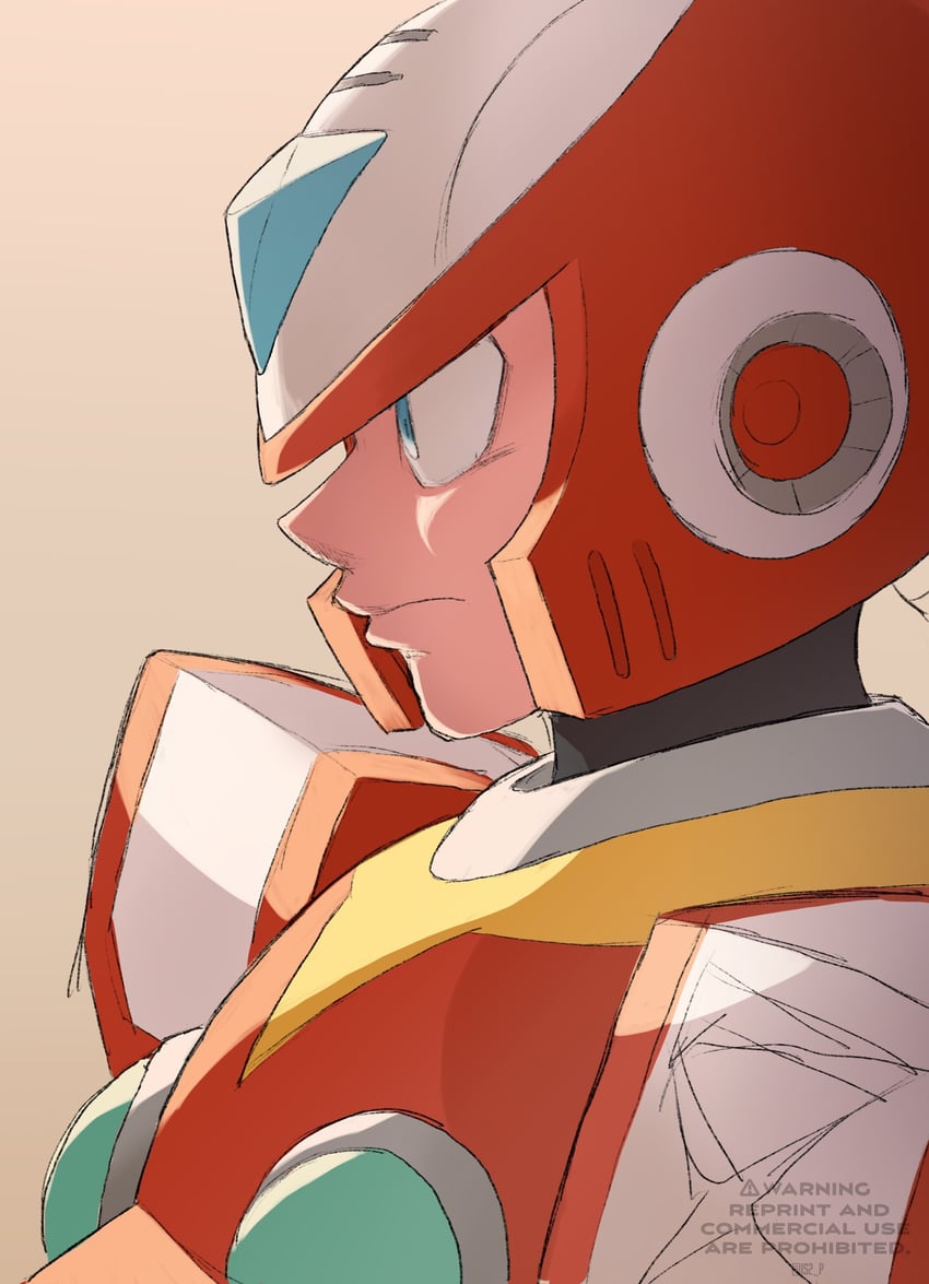 zero (mega man and 1 more) drawn by tanaka_(is2_p)