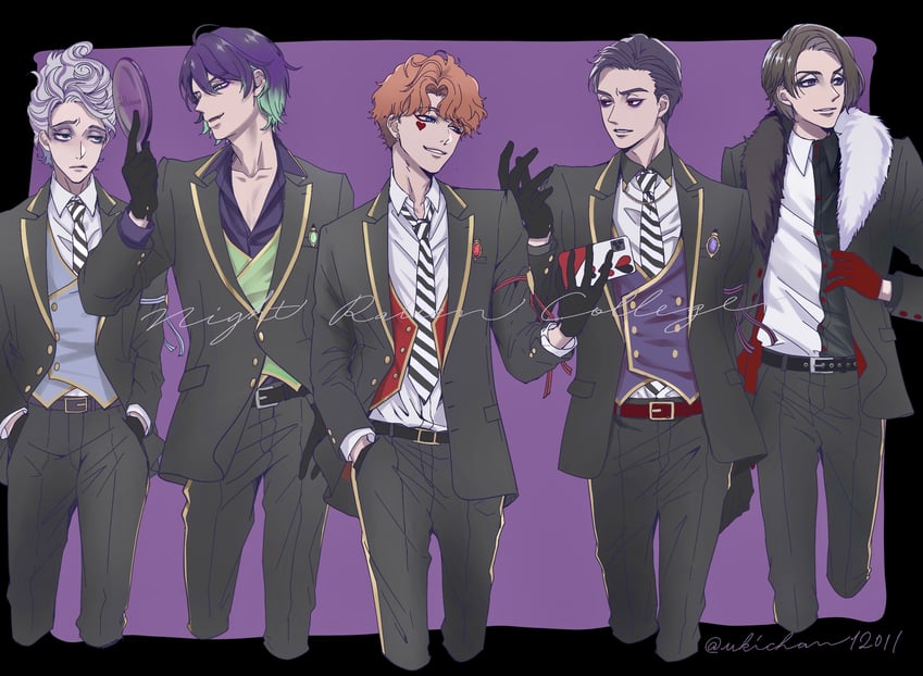 8-foot joe, apple poison, jack heart, marfie, and mr. dalmatia (disneyland) drawn by ukichan12011