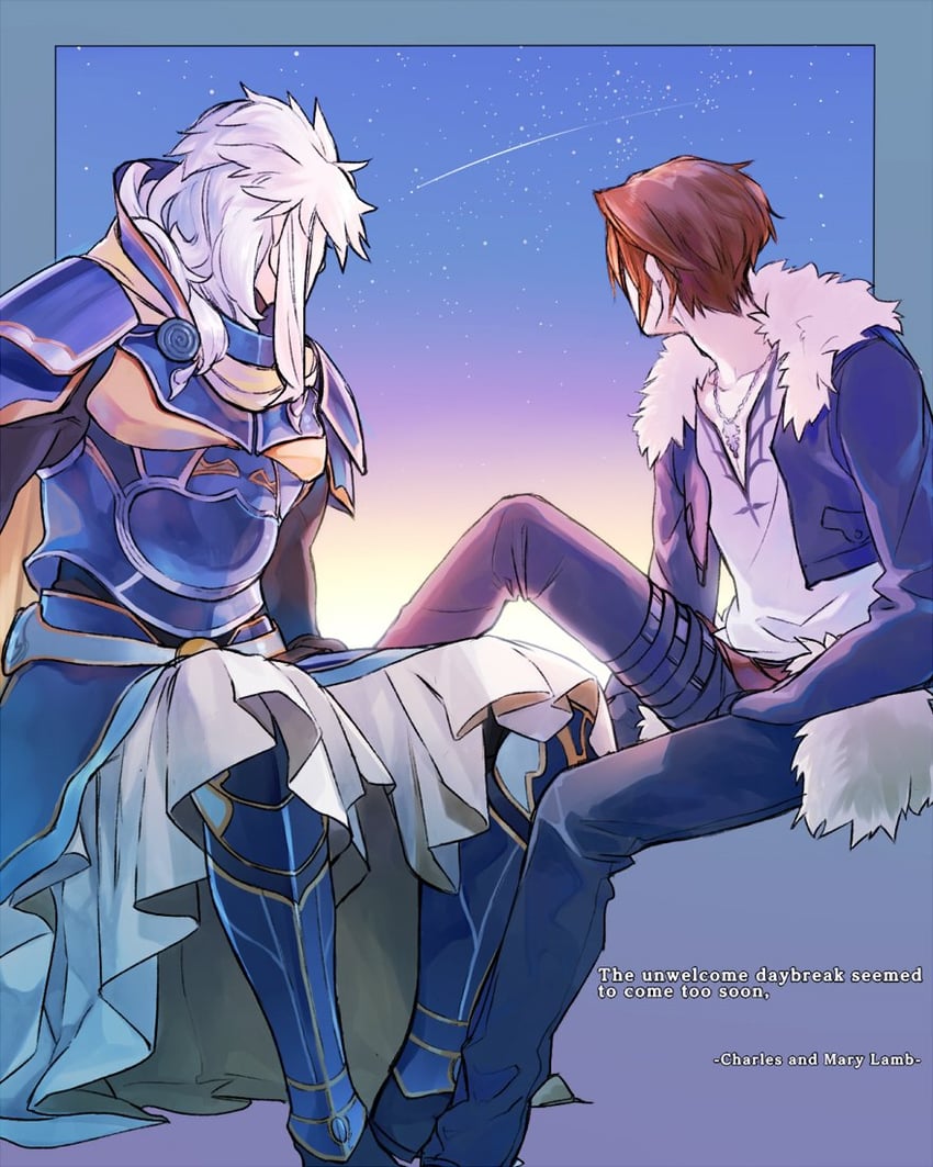 squall leonhart and warrior of light (final fantasy and 3 more) drawn by nini_tw99