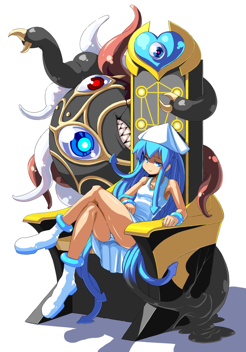 ikamusume, yog-sothoth, and cthylla (shinryaku! ikamusume and 1 more) drawn by spider-ma