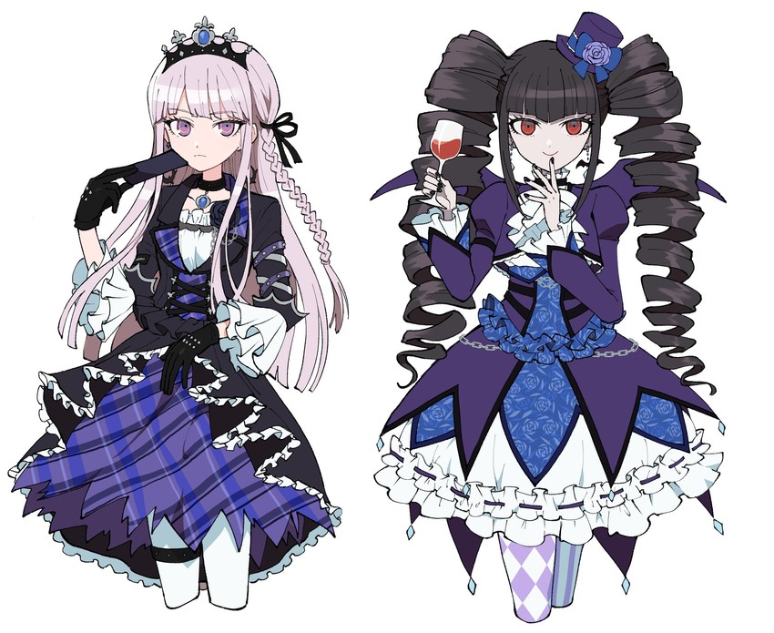 kirigiri kyoko, celestia ludenberg, todo yurika, and hikami sumire (danganronpa and 2 more) drawn by sakuragi_mochi