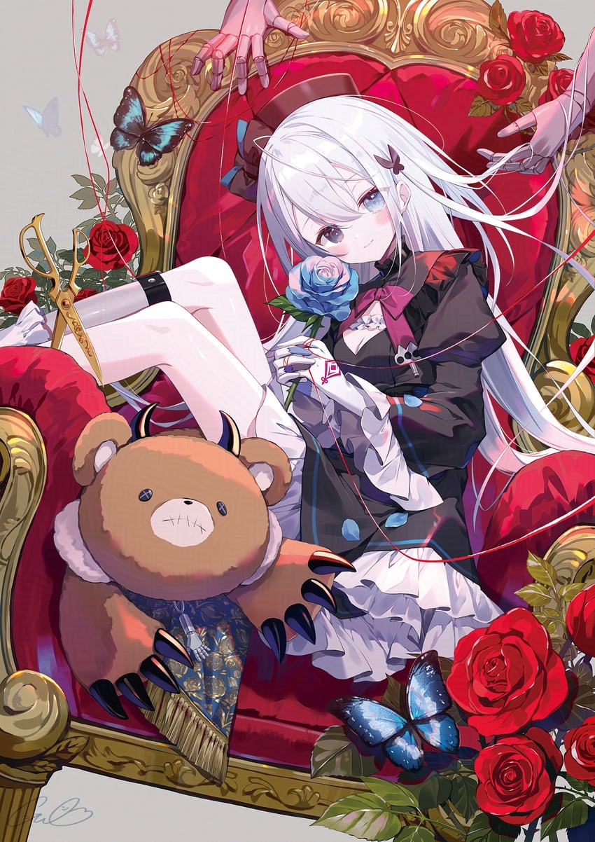 ain (imouto wa norowareshi ningyou hime) drawn by ibara_riato