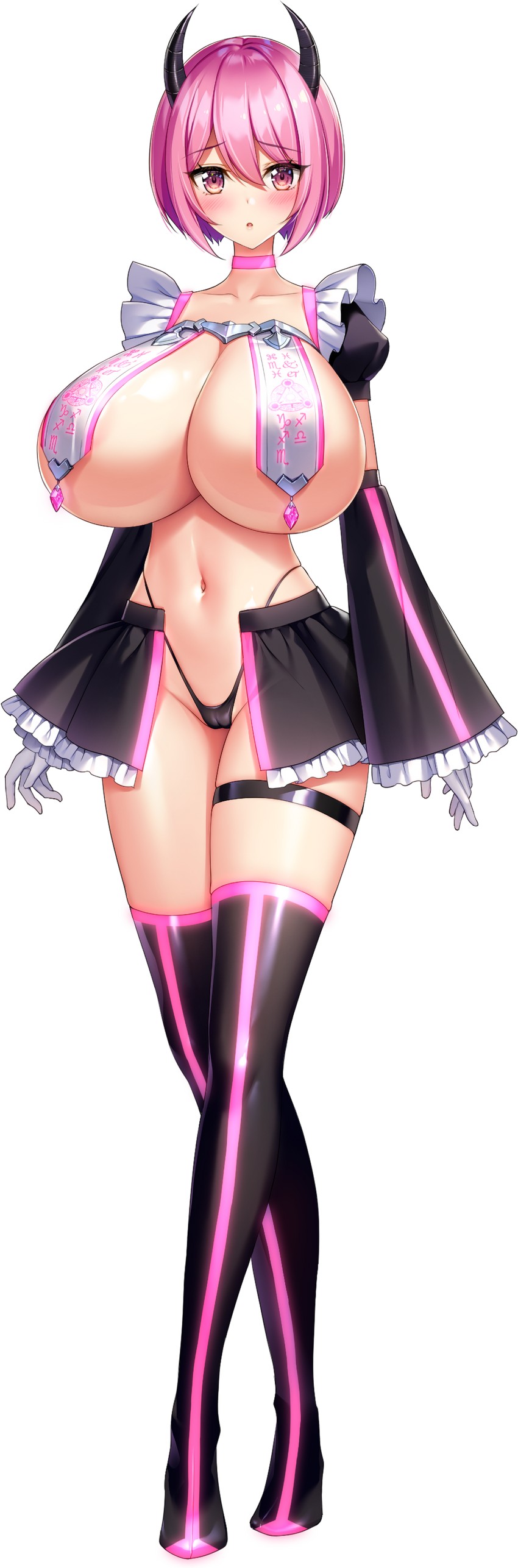 fam (motto! haramase! honoo no oppai isekai chou ero succubus gakuen!) drawn by derauea