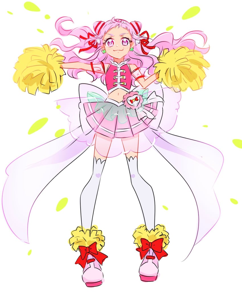 nono hana and cure yell (precure and 1 more) drawn by fpminnie1
