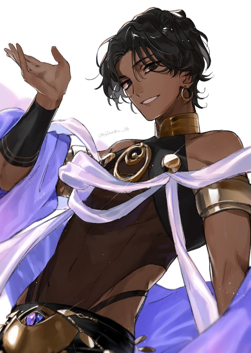 arjuna (fate and 1 more) drawn by shimezu_06