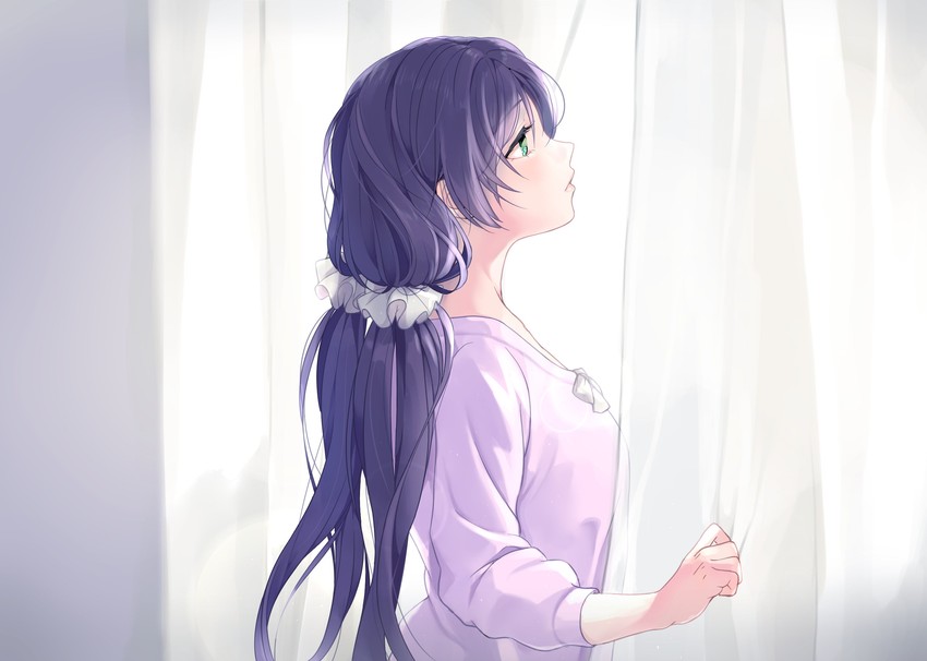 tojo nozomi (love live! and 1 more) drawn by kate_iwana