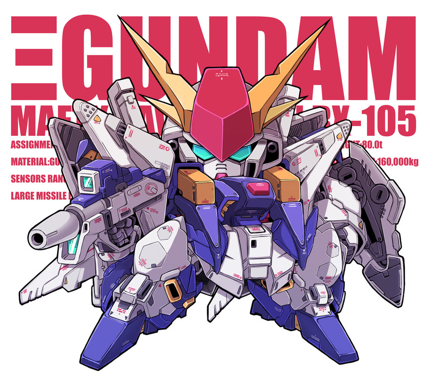 xi gundam (gundam and 2 more) drawn by rikumaru