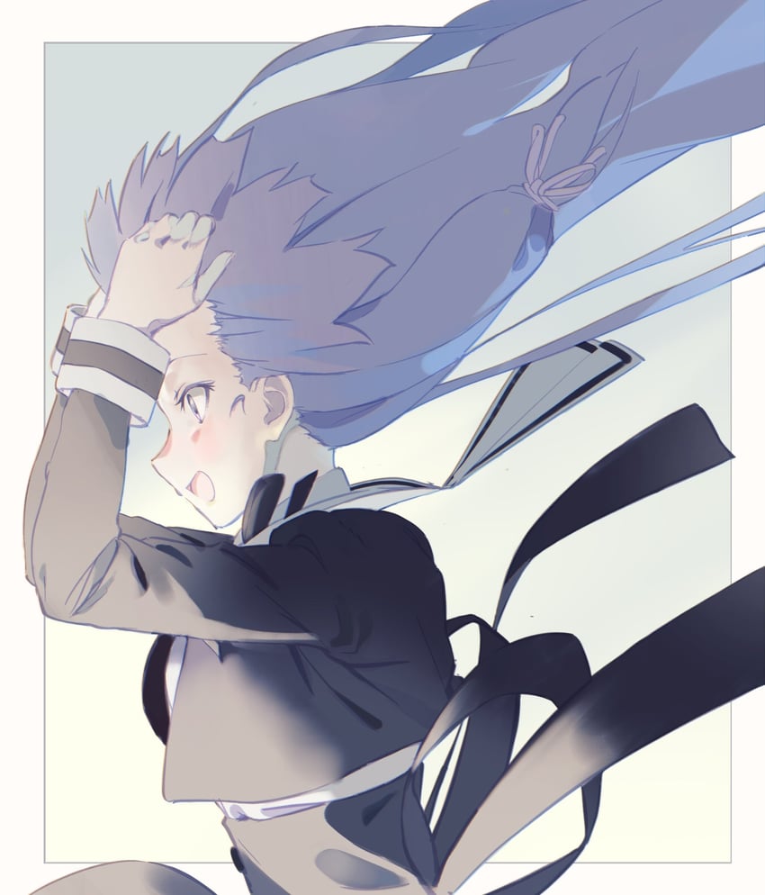 banshouya ena (assault lily) drawn by a.k.a.zkin