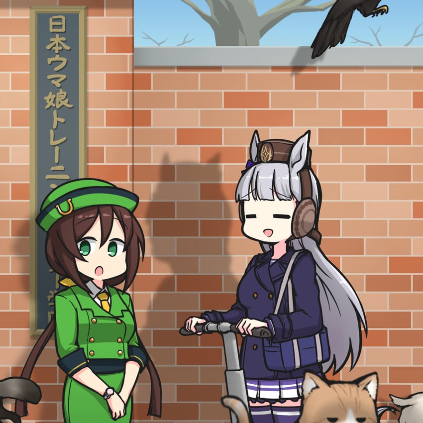 gold ship and hayakawa tazuna (umamusume and 1 more) drawn by hamu_koutarou