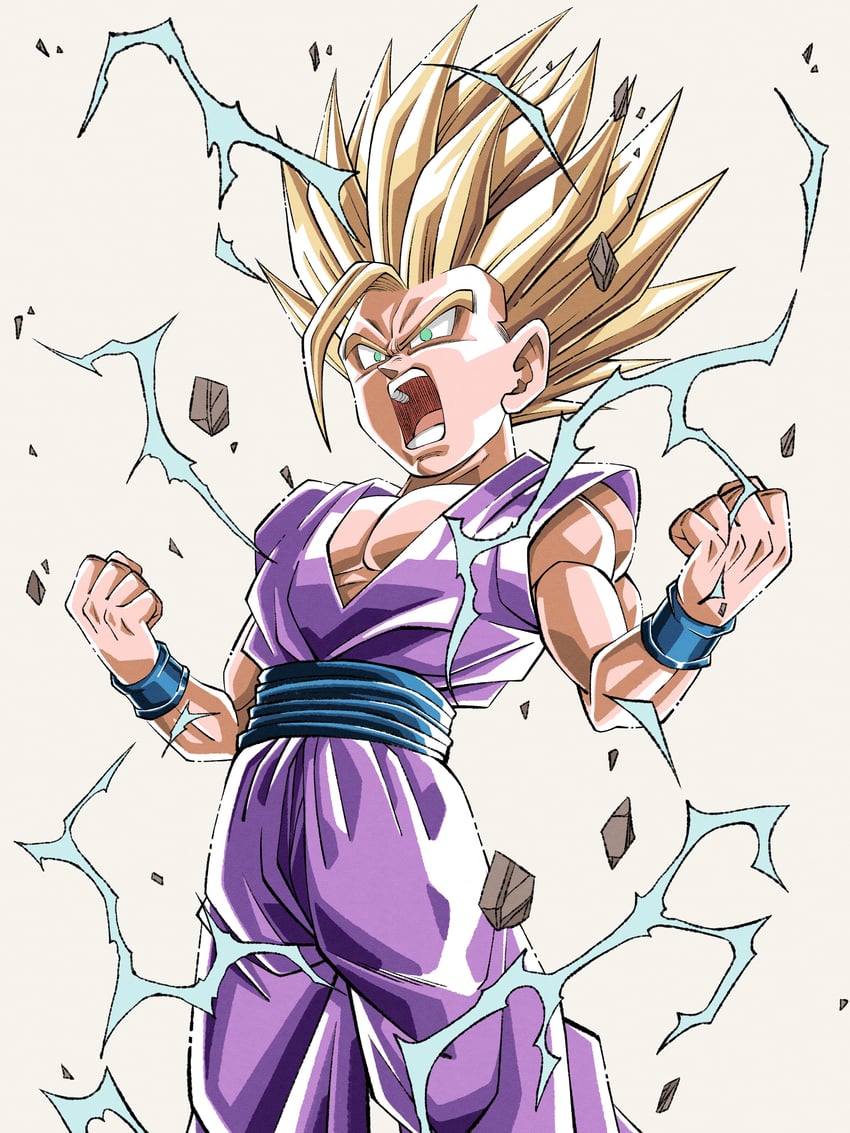 son gohan (dragon ball and 1 more) drawn by artjohnny1020
