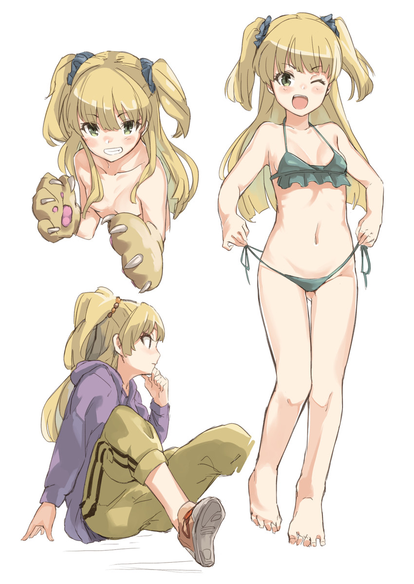 jougasaki rika (idolmaster and 1 more) drawn by muchi_maro