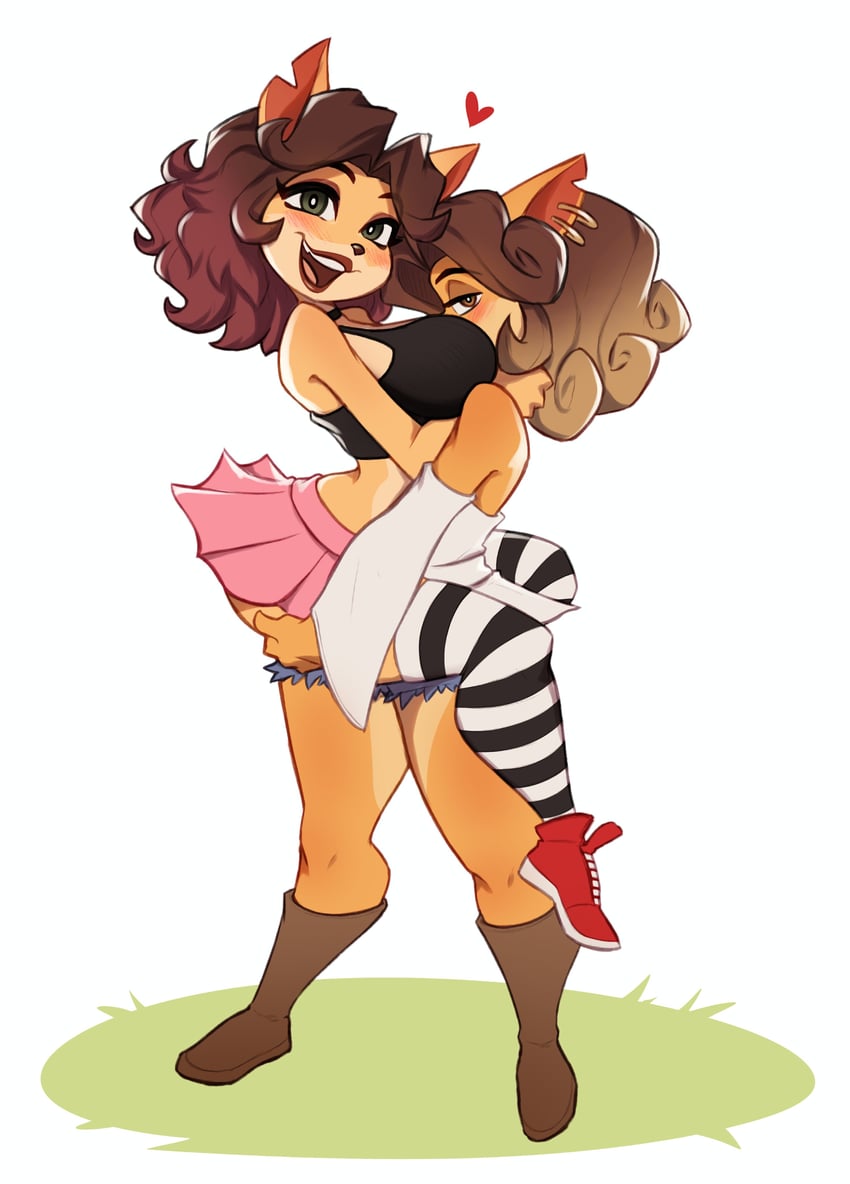 alyssa bandicoot and mia bandicoot (original and 1 more) drawn by magaska