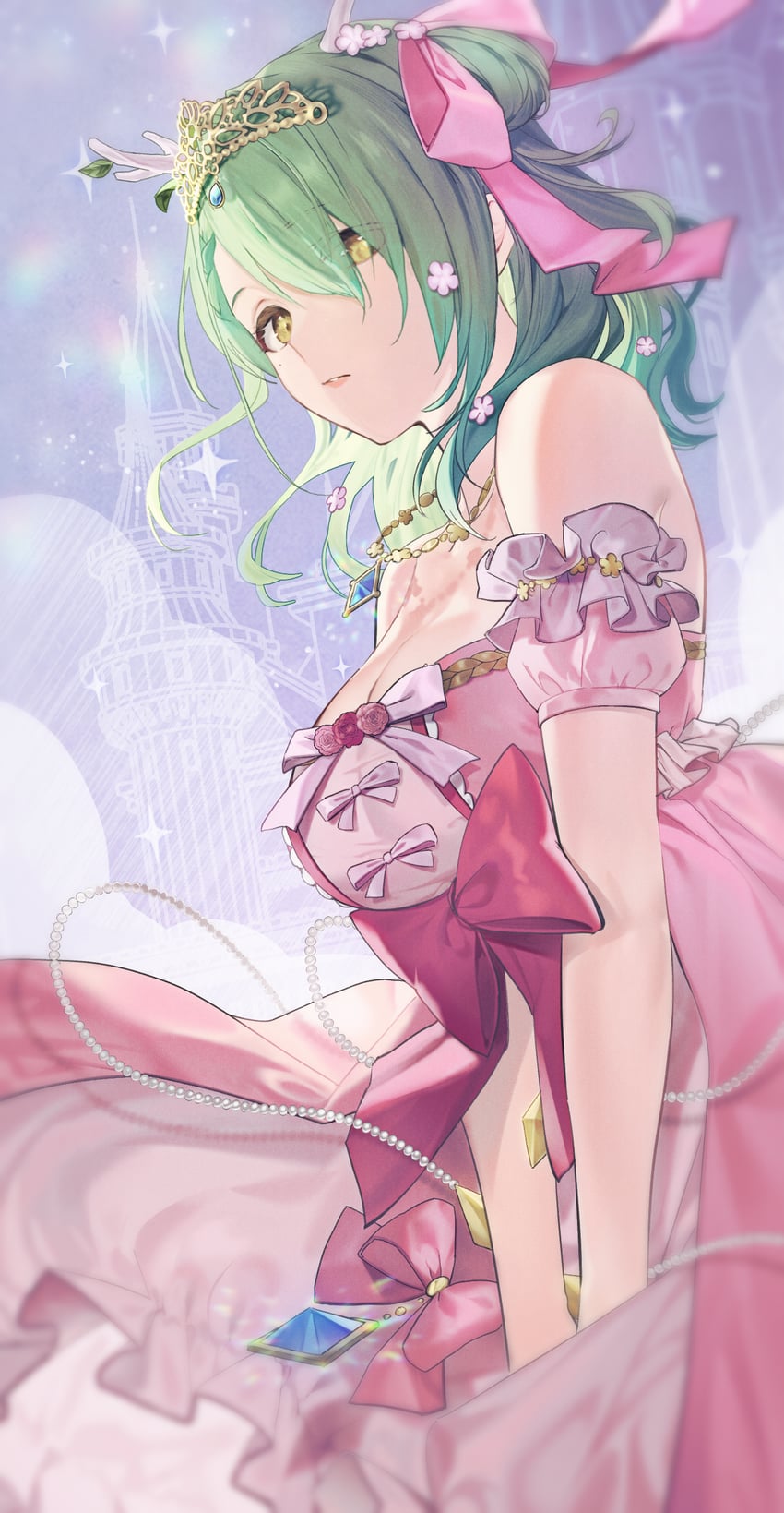 ceres fauna (hololive and 1 more) drawn by amo_0