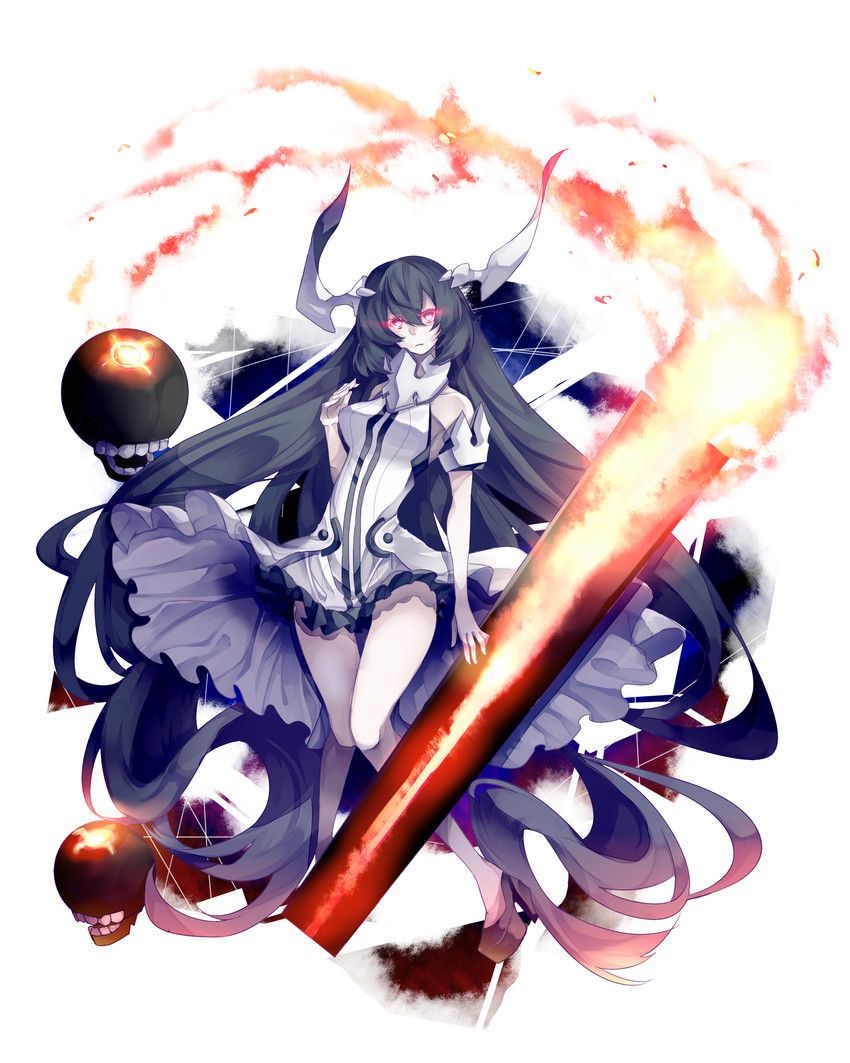 enemy aircraft and anchorage water oni (kantai collection) drawn by puuneko