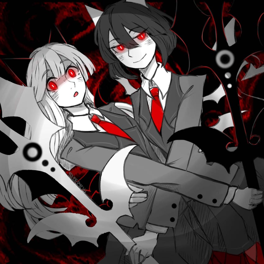 ater and arbus (funamusea and 1 more) drawn by sleepychi
