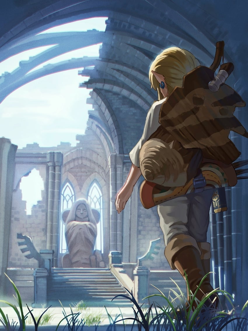 link (the legend of zelda and 1 more) drawn by saburou_(jako)