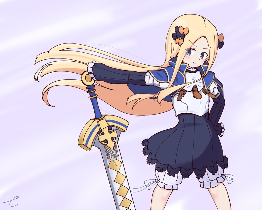 abigail williams and arthur pendragon (fate and 1 more) drawn by kujou_karasuma