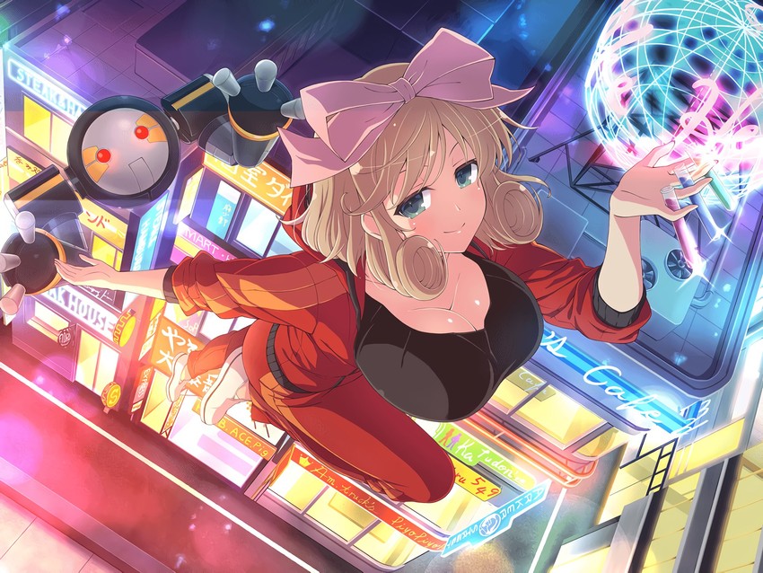 haruka (senran kagura and 1 more) drawn by yaegashi_nan